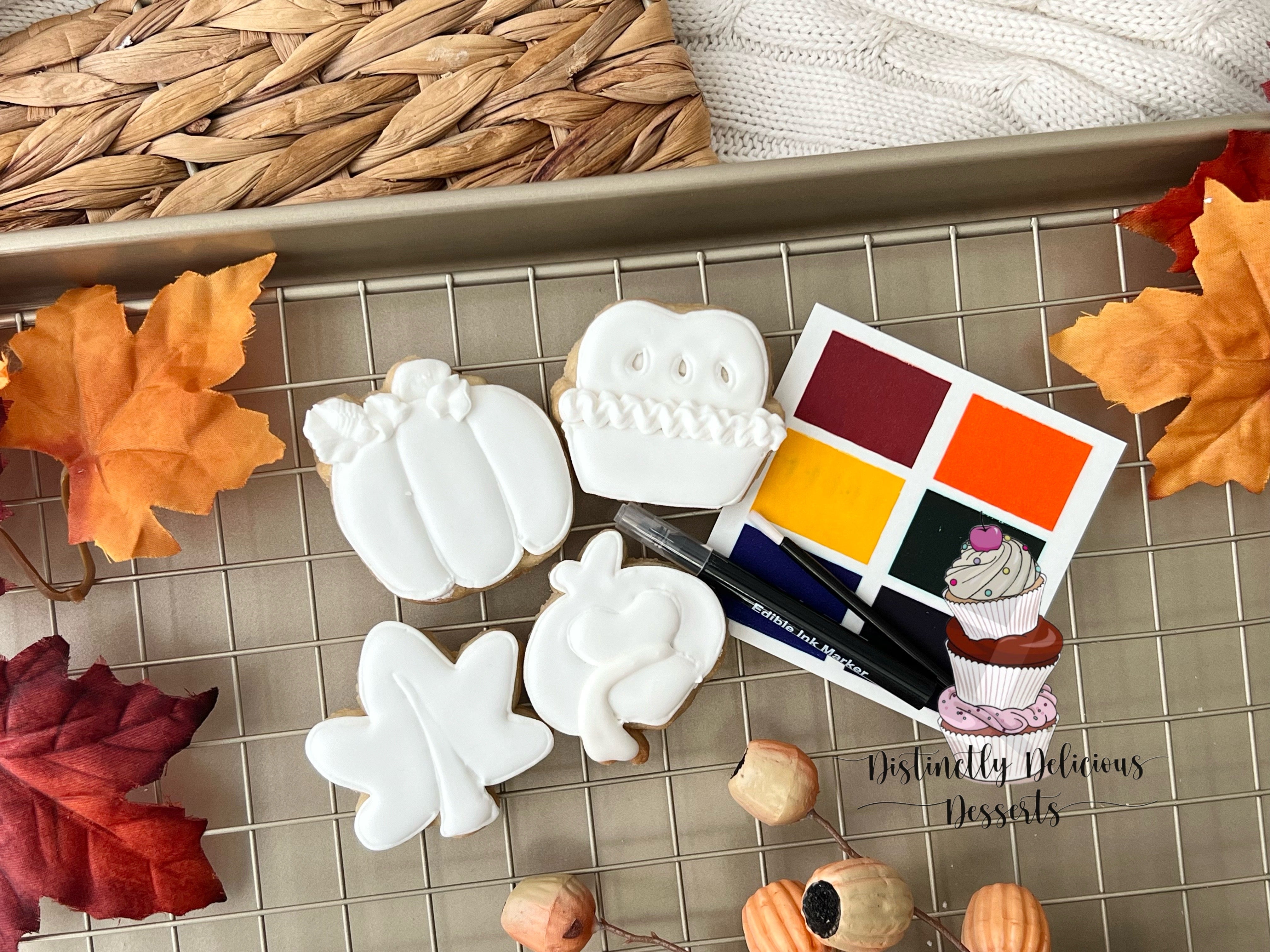 Paint Your Own Autumn Cookie Set