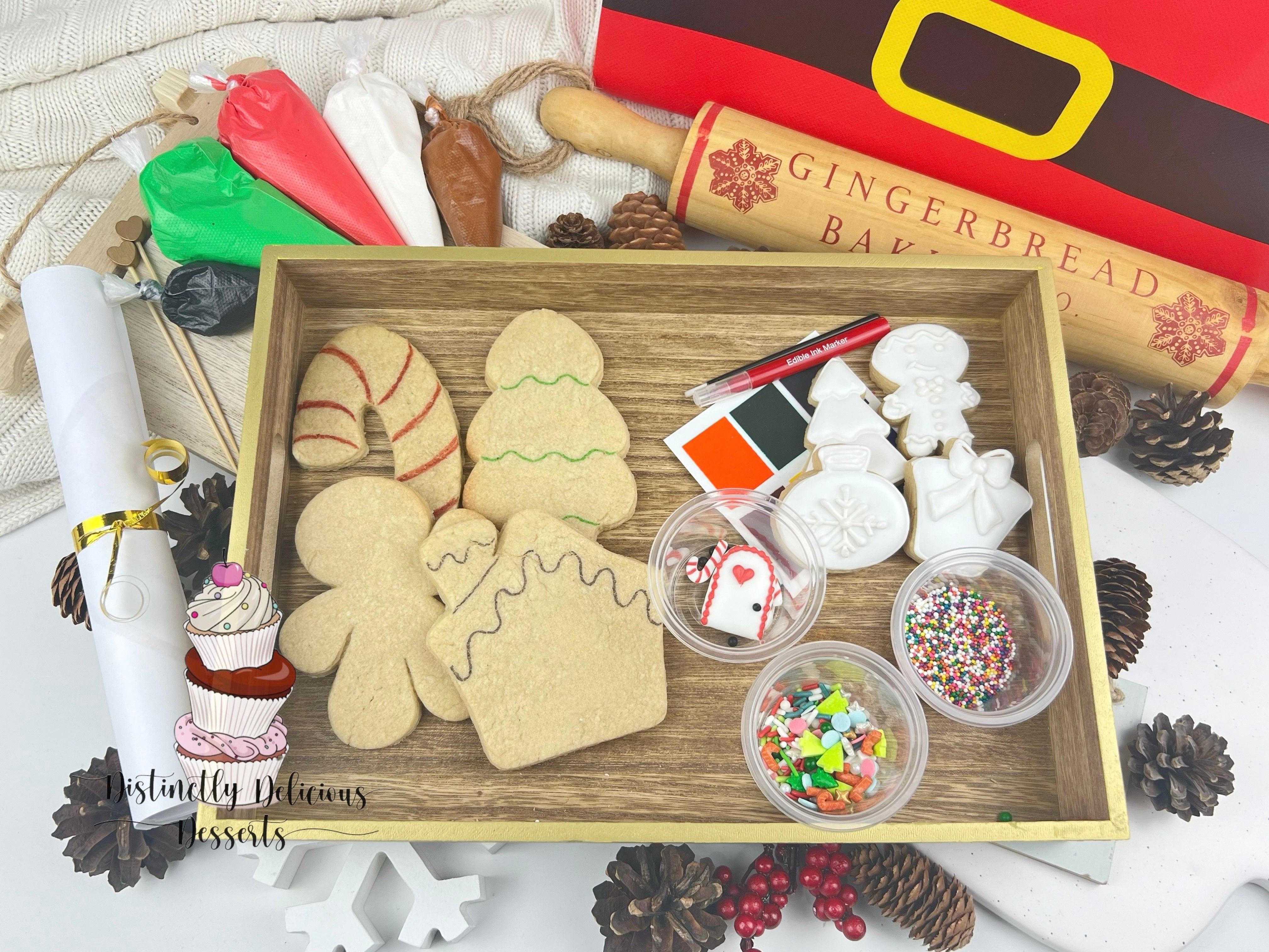 Kids December Cookie Class Experience DIY Kit - Available from 12/9 - 12/24