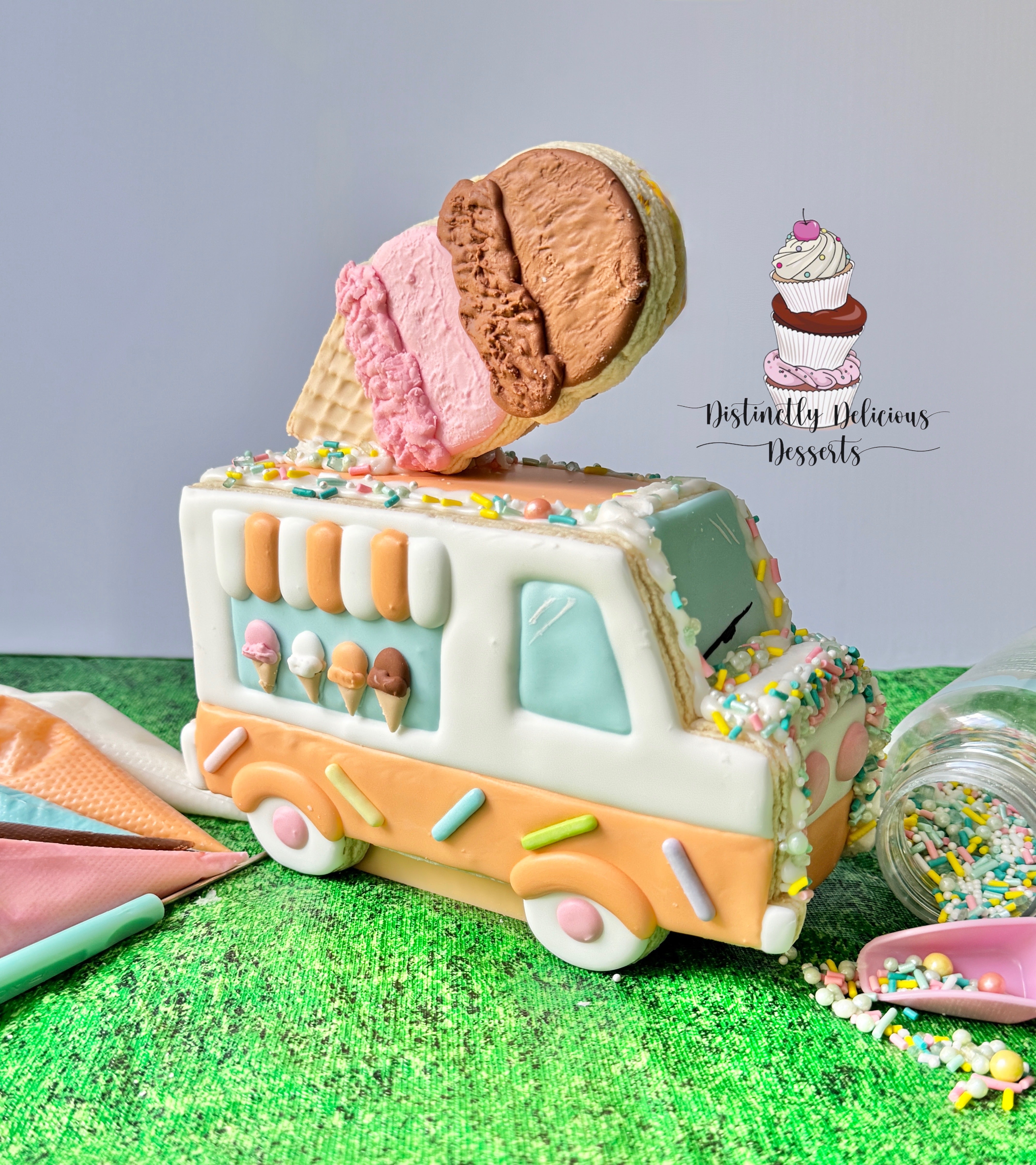 "There's Always Room for Ice Cream" Cookie Decorating Class (intermediate Level) (Sat. Sept. 13)