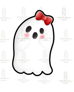 Ghost with Red Bow