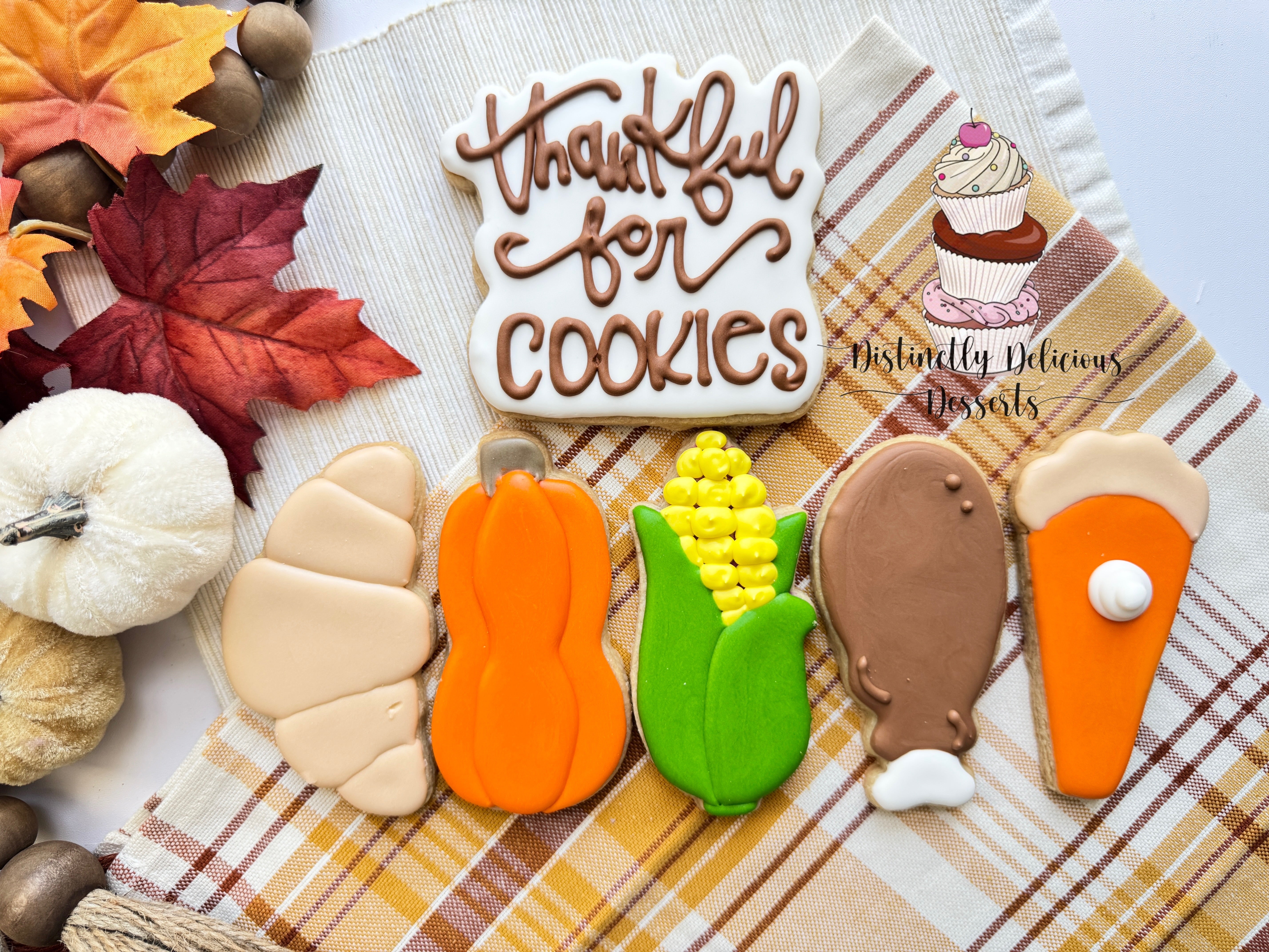 "Thankful for Cookies"  Decorating Class (Beginner Level) Sat. Nov. 15th